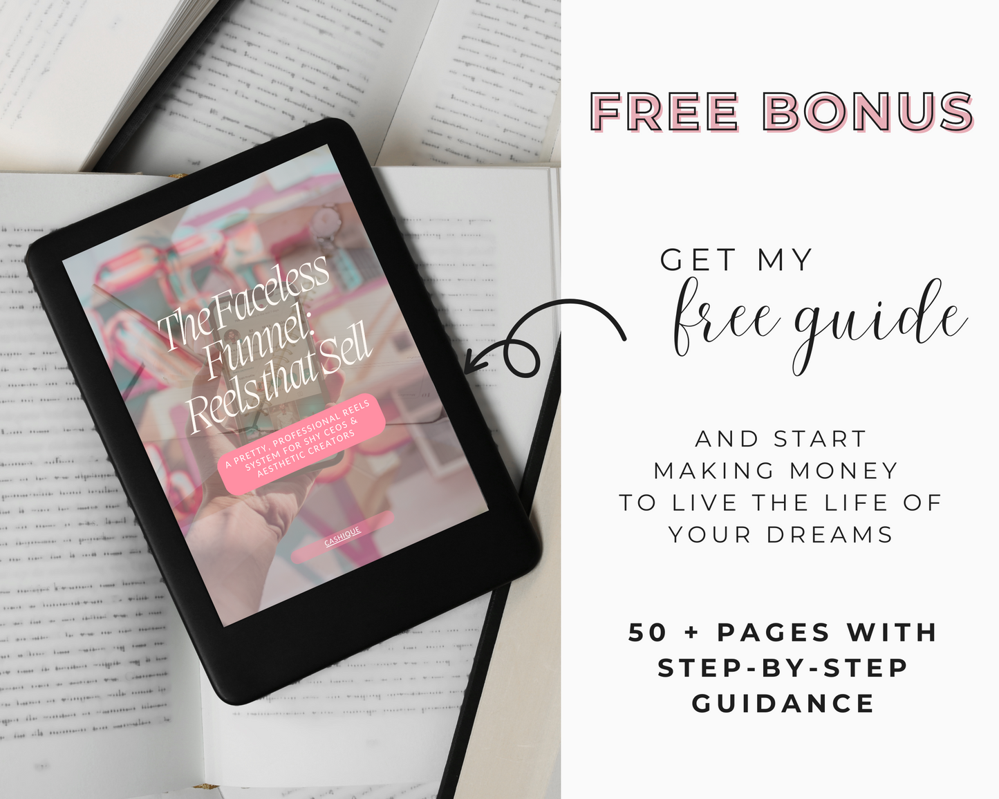 30 Editable Instagram Reels Cover Templates for Canva Includes: The Faceless Funnel eBook + Free Digital Product Mini Guide