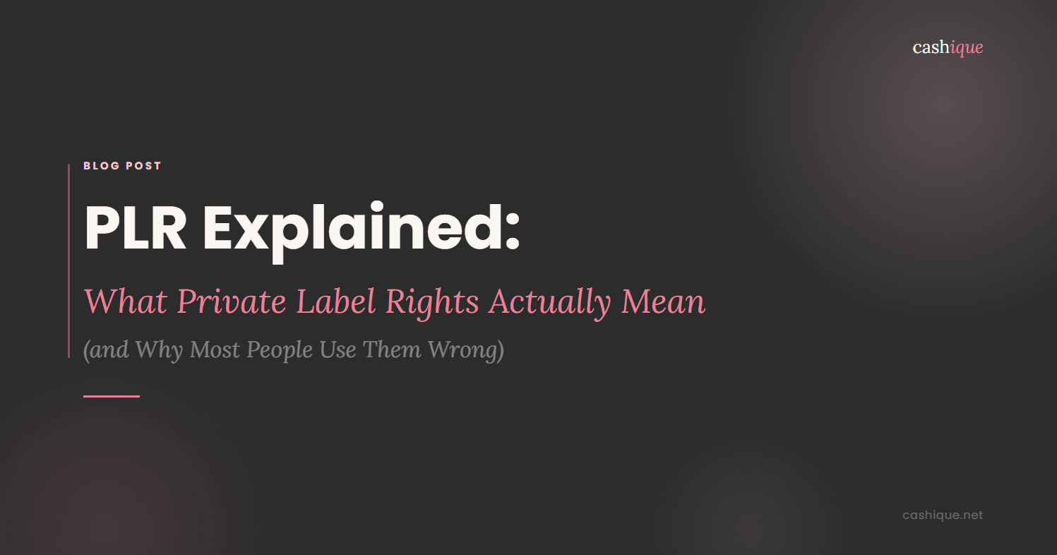 PLR Explained: What Private Label Rights Actually Mean (and Why Most ...