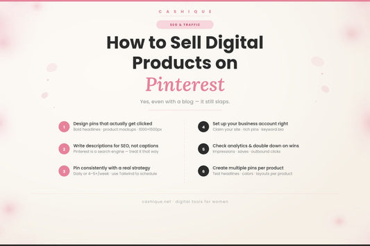 How to Sell Digital Products on Pinterest