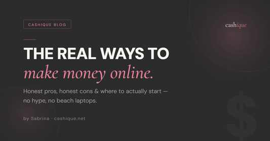 The Real Ways to Make Money Online (Honest Pros, Cons & Where to Start)
