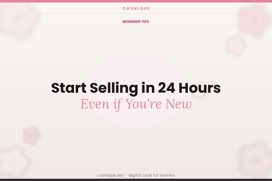 Start Selling in 24 Hours – Even if You’re New And Have Zero Followers