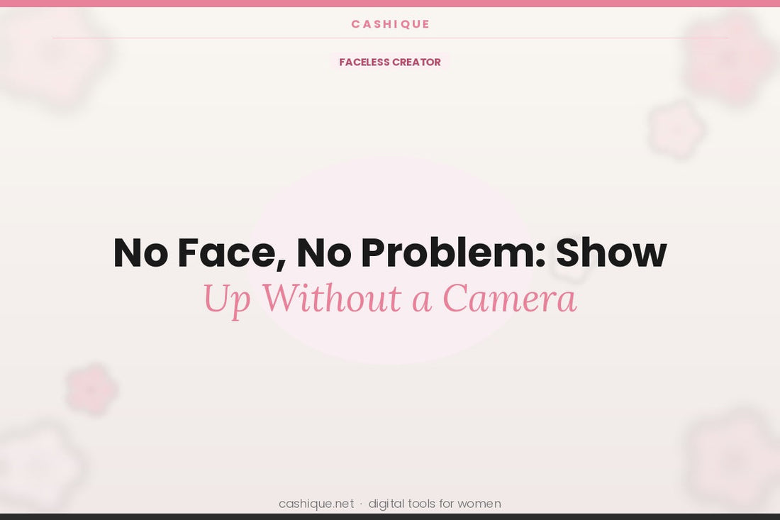 No Face? No Problem: How to Show Up Online Without Ever Being on Camera