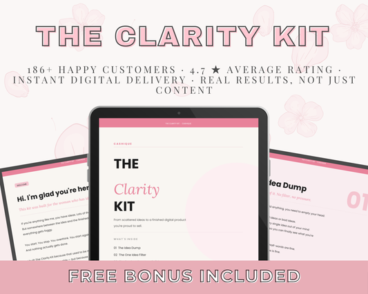 The Clarity Kit by Cashique